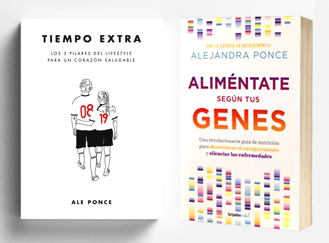 COMBO Libros - TiempoExtra y Aliméntate según tus genes